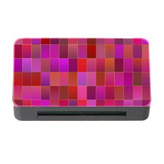 Shapes Abstract Pink Memory Card Reader With Cf