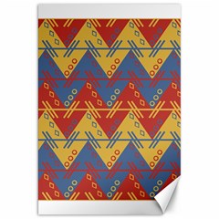 Aztec Traditional Ethnic Pattern Canvas 20  X 30   by Nexatart