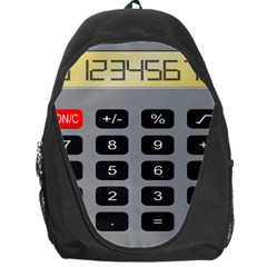 Calculator Backpack Bag by Mariart