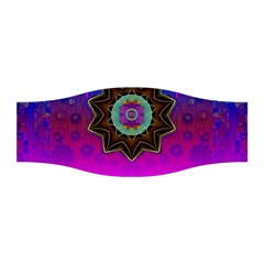 Air And Stars Global With Some Guitars Pop Art Stretchable Headband by pepitasart