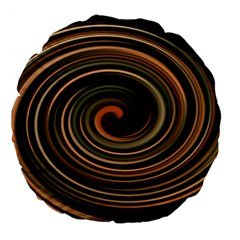 Strudel Spiral Eddy Background Large 18  Premium Flano Round Cushions