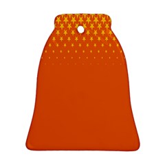 Orange Star Space Ornament (bell)