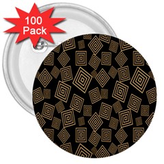 Magic Sleight Plaid 3  Buttons (100 Pack)  by Mariart