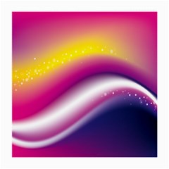 Rainbow Space Red Pink Purple Blue Yellow White Star Medium Glasses Cloth by Mariart