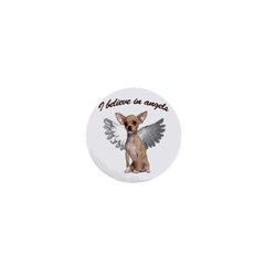 Angel Chihuahua 1  Mini Buttons by Valentinaart