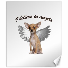 Angel Chihuahua Canvas 8  X 10  by Valentinaart