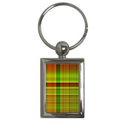 Multicoloured Background Pattern Key Chains (rectangle) 