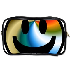 Simple Smiley In Color Toiletries Bags