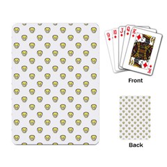 Angry Emoji Graphic Pattern Playing Card by dflcprints