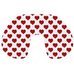 Emoji Heart Character Drawing  Travel Neck Pillows Front