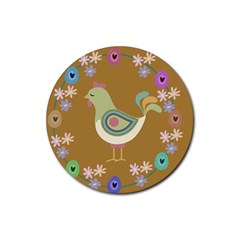 Easter Rubber Coaster (round)  by Valentinaart