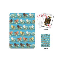 Assorted Birds Pattern Playing Cards (mini)  by linceazul