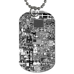 /r/place Retro Dog Tag (two Sides) by rplace