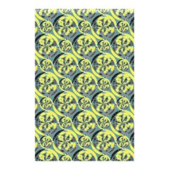 Black And Yellow Pattern Shower Curtain 48  X 72  (small)  by linceazul