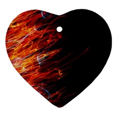 Fire Ornament (heart) by Valentinaart