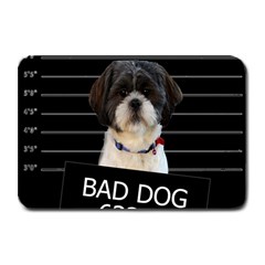Bad Dog Plate Mats by Valentinaart