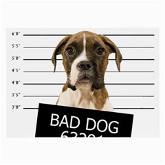 Bad Dog Large Glasses Cloth (2-side) by Valentinaart