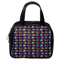 Turtle Pattern Classic Handbags (one Side) by Valentinaart