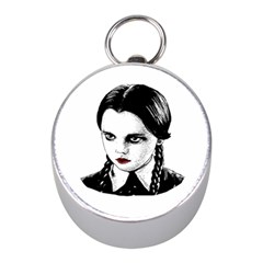 Wednesday Addams Mini Silver Compasses by Valentinaart