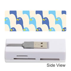 Animals Penguin Ice Blue White Cool Bird Memory Card Reader (stick)  by Mariart