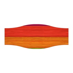 Wooden Plate Color Purple Red Orange Green Blue Stretchable Headband by Mariart