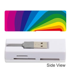 Circle Rainbow Color Hole Rasta Waves Memory Card Reader (stick)  by Mariart