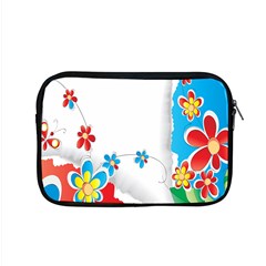 Flower Floral Papper Butterfly Star Sunflower Red Blue Green Leaf Apple Macbook Pro 15  Zipper Case by Mariart