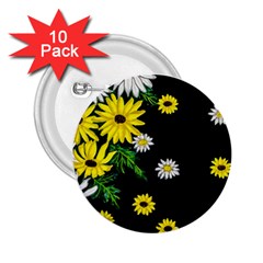 Floral Rhapsody Pt 3 2 25  Buttons (10 Pack)  by dawnsiegler