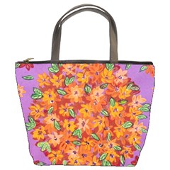 Floral Sphere Bucket Bags by dawnsiegler