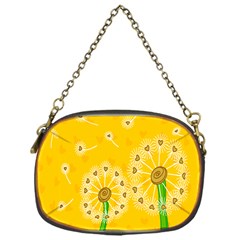 Leaf Flower Floral Sakura Love Heart Yellow Orange White Green Chain Purses (one Side)  by Mariart