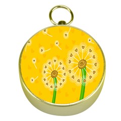 Leaf Flower Floral Sakura Love Heart Yellow Orange White Green Gold Compasses by Mariart