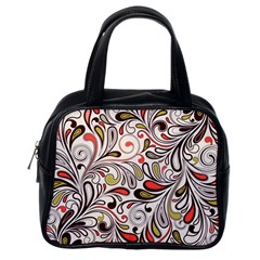 Colorful Abstract Floral Background Classic Handbags (one Side) by TastefulDesigns