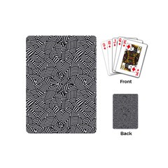 Modern Intricate Optical Playing Cards (mini)  by dflcprints