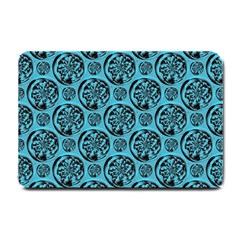 Turquoise Pattern Small Doormat  by linceazul