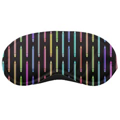 Pencil Stationery Rainbow Vertical Color Sleeping Masks by Mariart