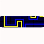 Tron Light Walls Arcade Style Line Yellow Blue Large Bar Mats