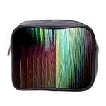 Screen Shot Line Vertical Rainbow Mini Toiletries Bag 2-Side