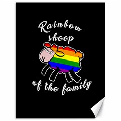 Rainbow Sheep Canvas 18  X 24   by Valentinaart