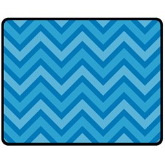 Zigzag  Pattern Fleece Blanket (medium)  by Valentinaart