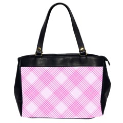 Zigzag Pattern Office Handbags (2 Sides)  by Valentinaart