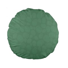 Floral Pattern Standard 15  Premium Flano Round Cushions by Valentinaart