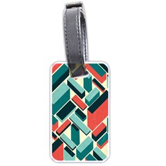 German Synth Stock Music Plaid Luggage Tags (two Sides) by Mariart