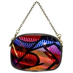 Graphic Shapes Experimental Rainbow Color Chain Purses (One Side) 