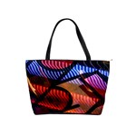 Graphic Shapes Experimental Rainbow Color Shoulder Handbags