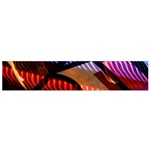 Graphic Shapes Experimental Rainbow Color Flano Scarf (Small)