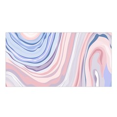 Marble Abstract Texture With Soft Pastels Colors Blue Pink Grey Satin Shawl by Mariart