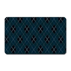 Plaid Pattern Magnet (rectangular) by Valentinaart