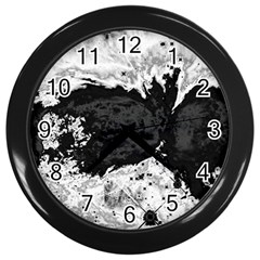 Abstraction Wall Clocks (black) by Valentinaart