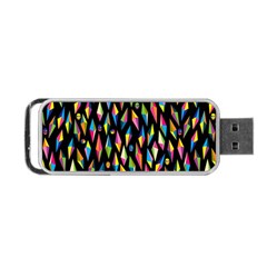 Skulls Bone Face Mask Triangle Rainbow Color Portable Usb Flash (two Sides) by Mariart