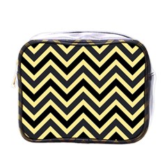 Zigzag Pattern Mini Toiletries Bags by Valentinaart